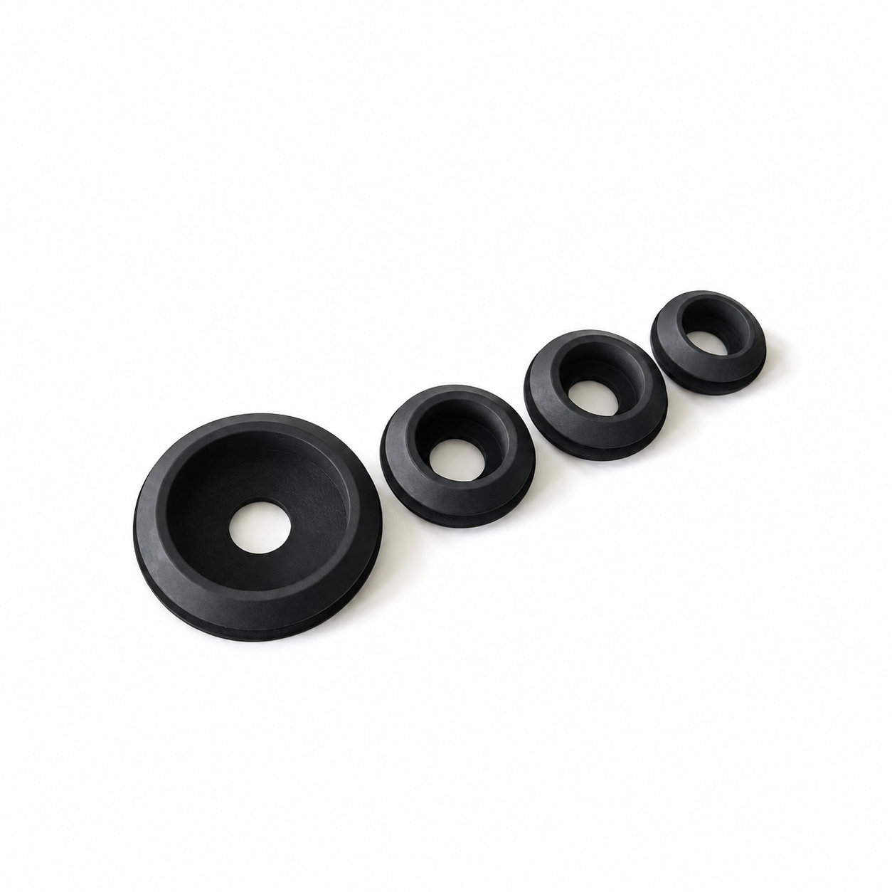 Heat resistant auto rubber grommets with different sizes
