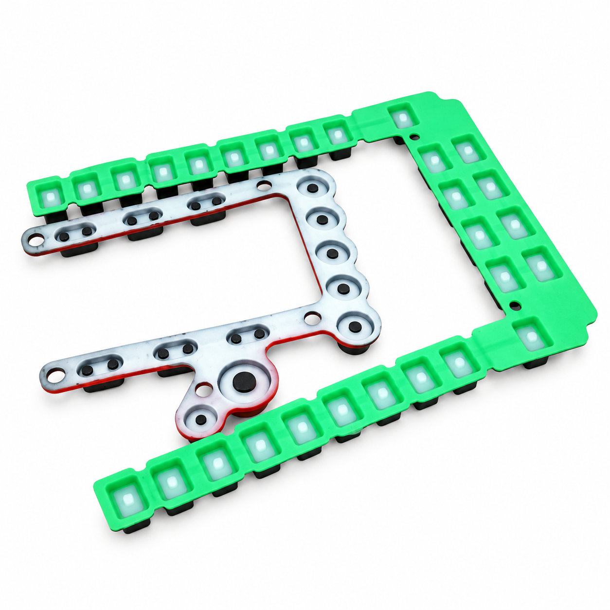 High quality conductive silicone rubber function keypads/buttons