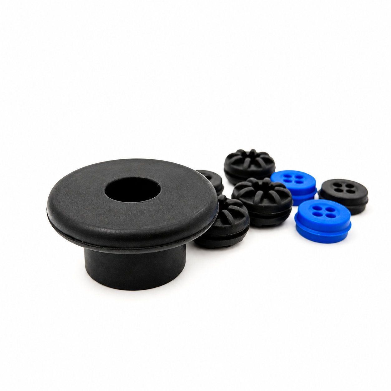 Custom made special silicone grommets for cable and wire