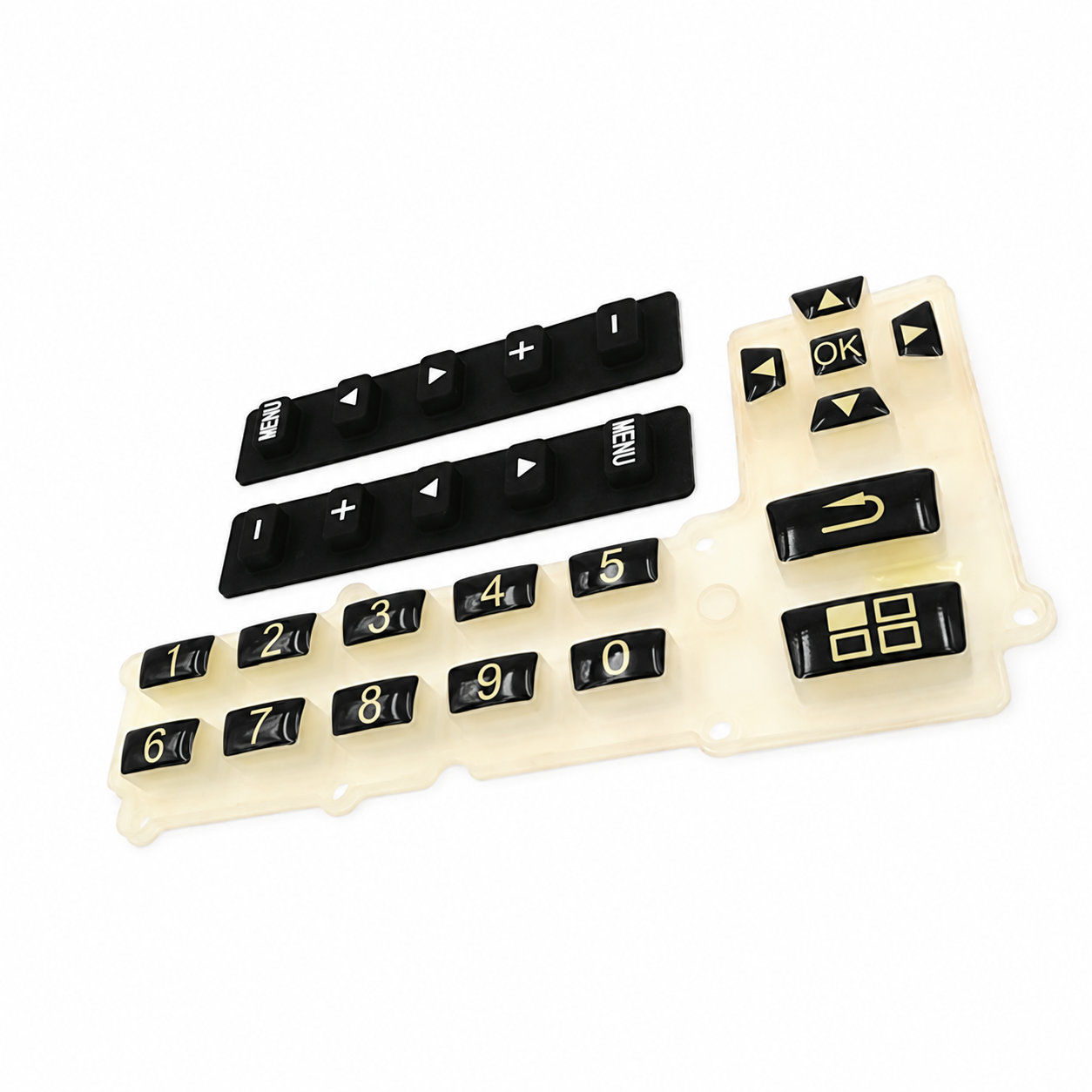 Wholesale customized soft touch silicone rubber keypads