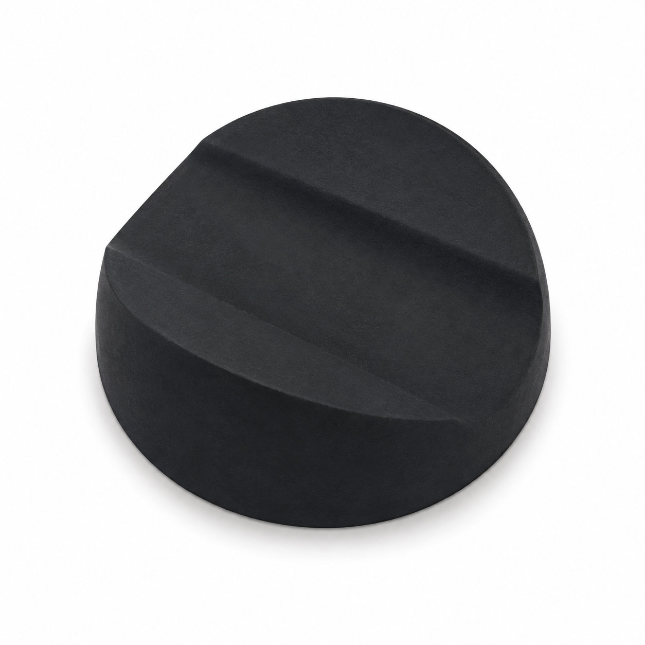 Custom silent rubber bumper block with nut