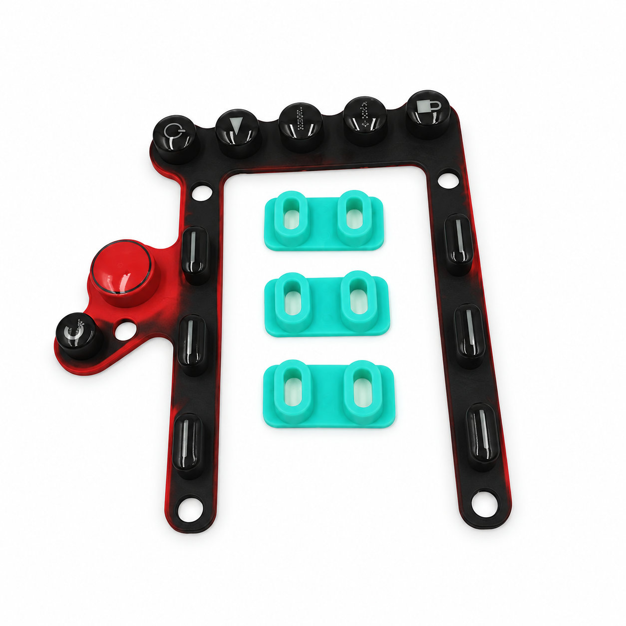 Custom calculator numeric membrane silicone rubber keypads