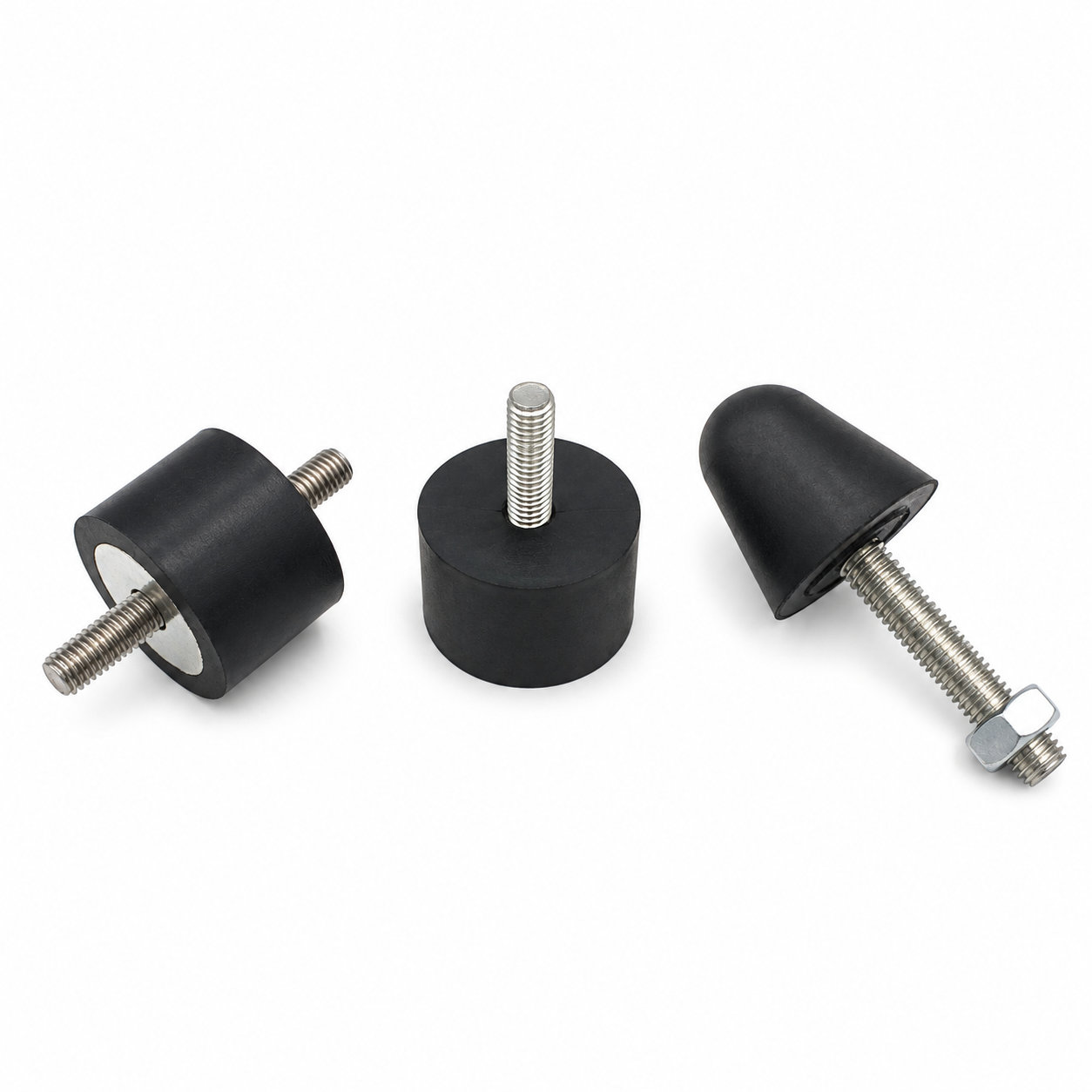 Rubber vibration mounts molded rubber vibration dampers