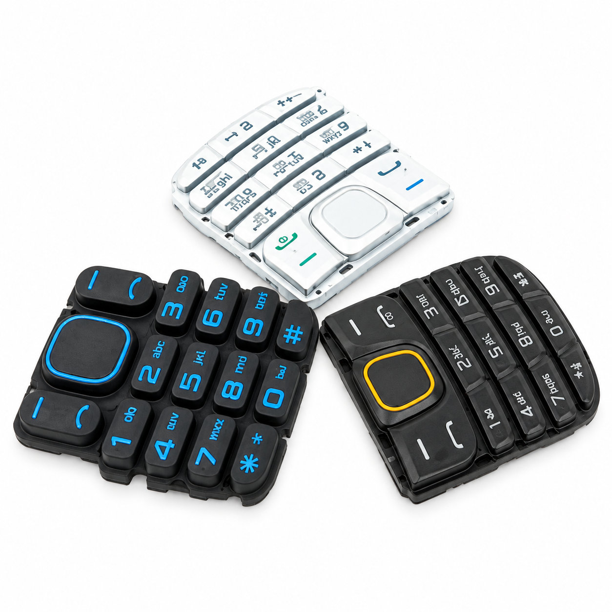 Molded rubber buttons/silicone keypads for mobile phone