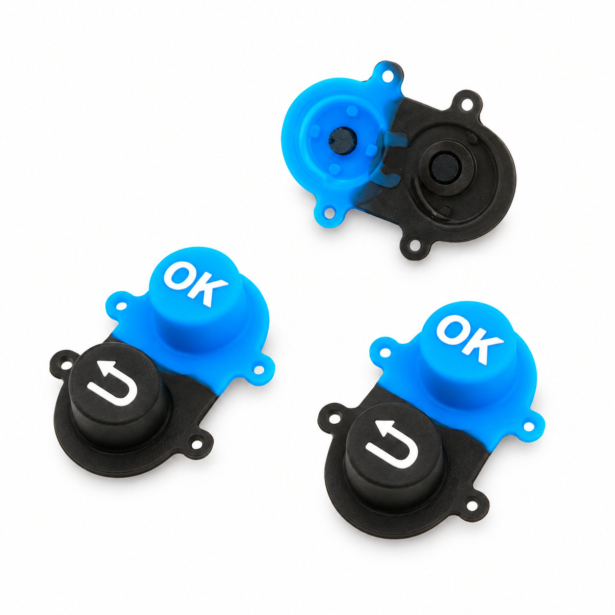 Custom conductive silicone key buttons/rubber keypads