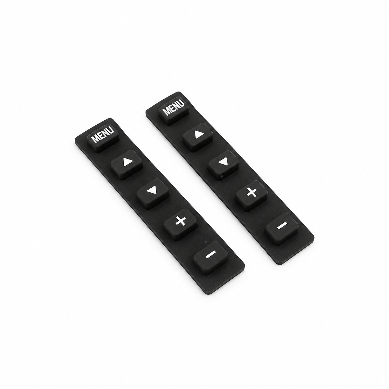 Custom molded silicone key buttons/silicone run switch