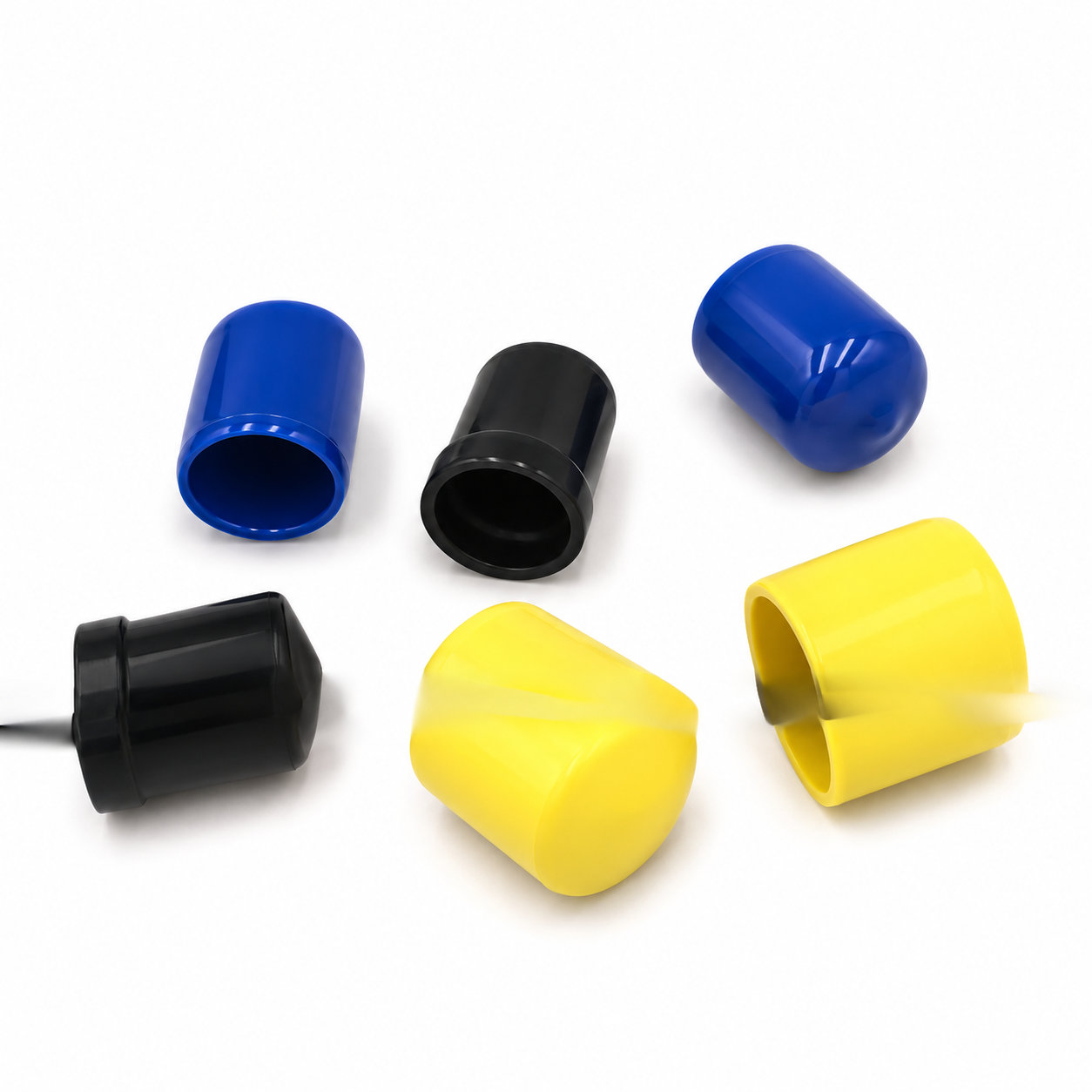 High temperature silicone hose caps rubber tube cap