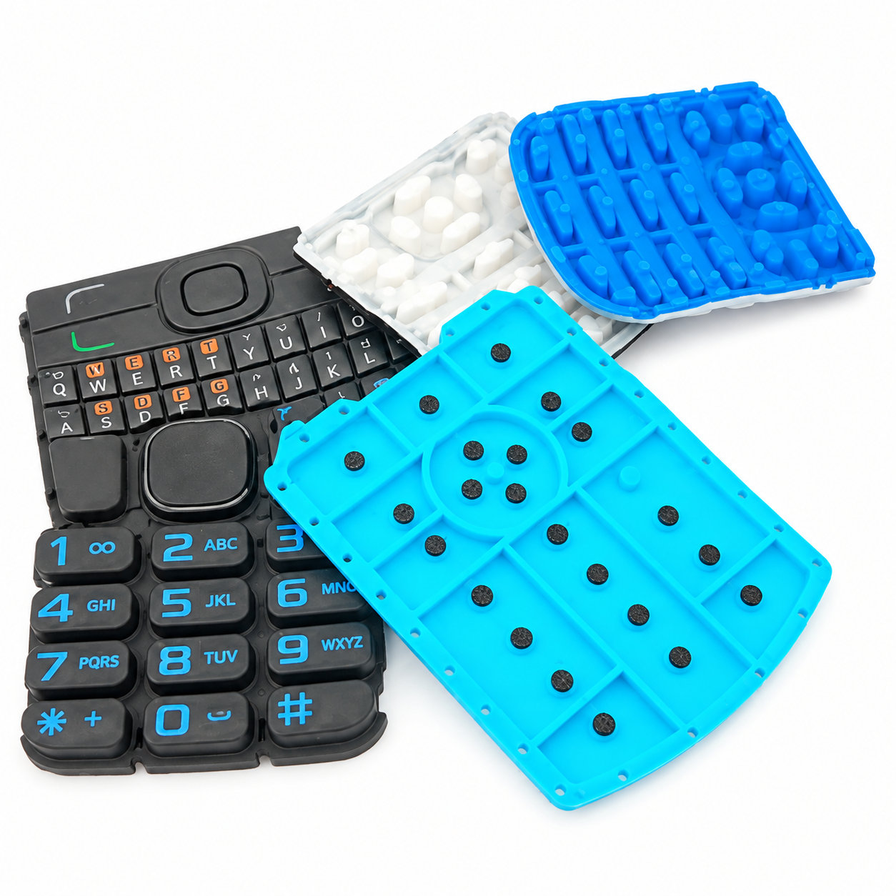 High quality silicone rubber keypads/silicone buttons for phone