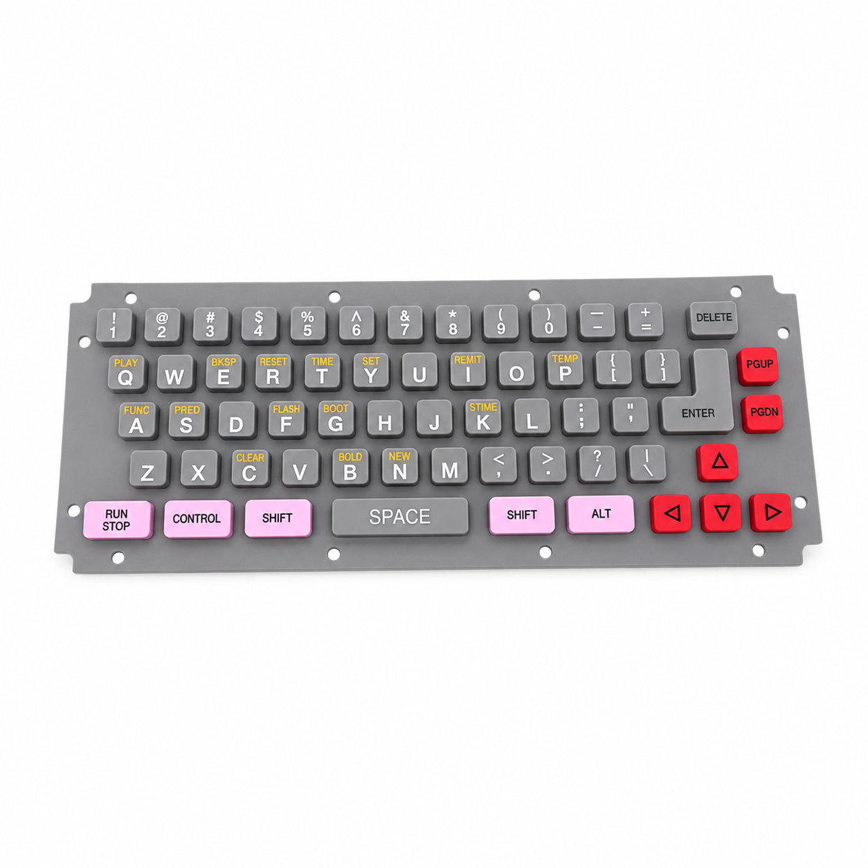 Custom Silicone keypads for computer laser rubber keyboard