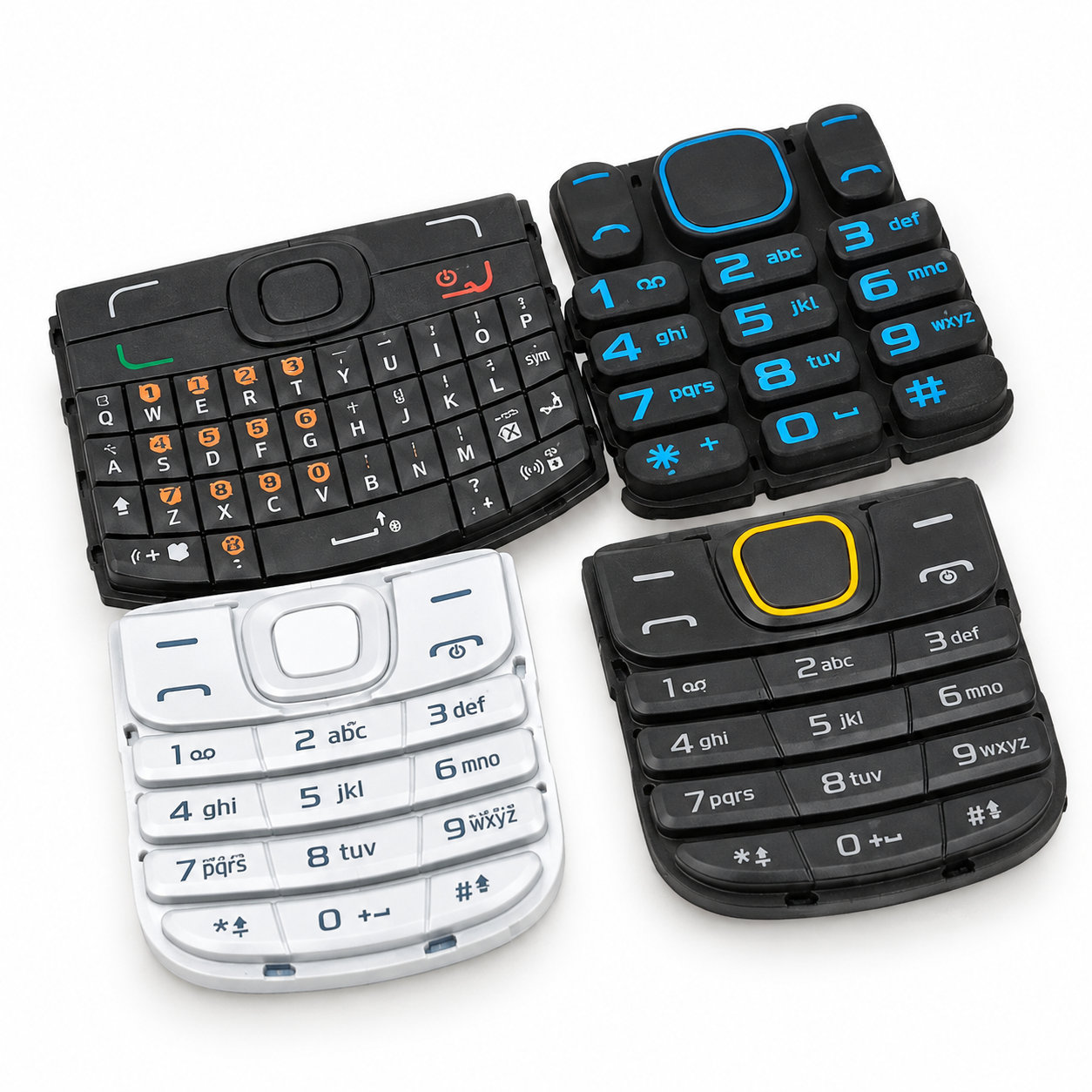 Molded Mobile phone silicone parts/silicone keypad buttons