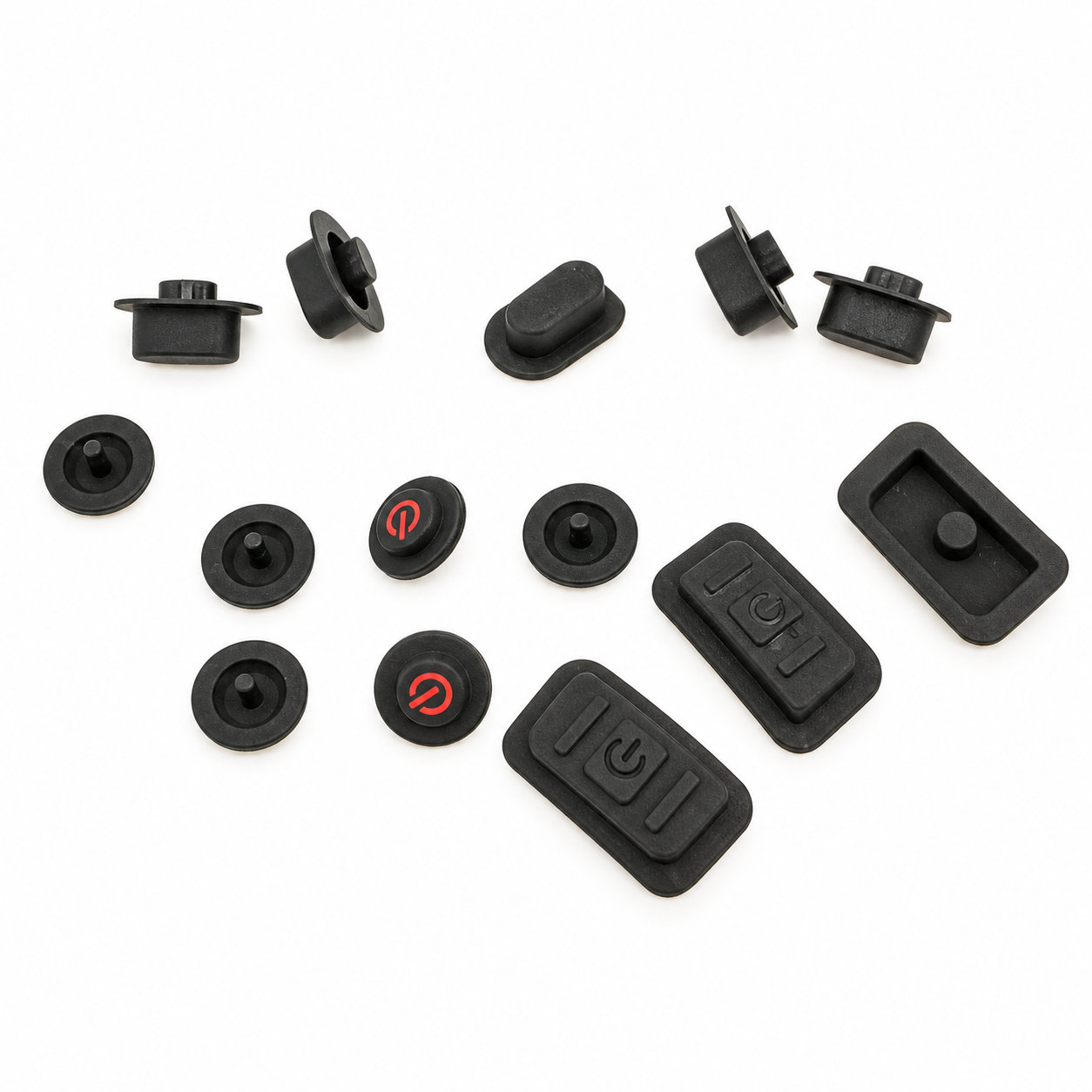 Molded silicone parts/high quality silicone prototype buttons