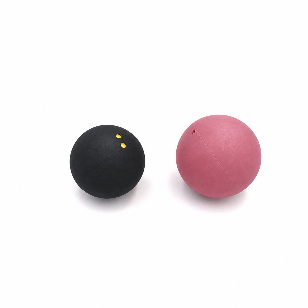 Custom made colored solid rubber foam balls