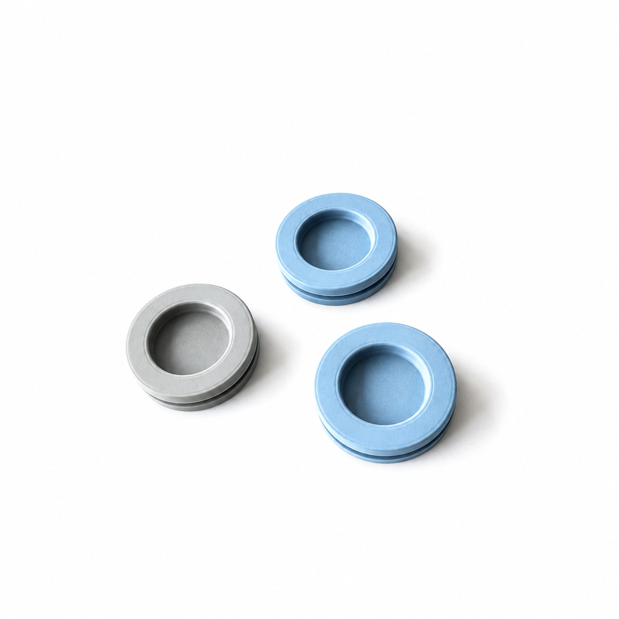 Custom automotive silicone rubber flat grommets for cable