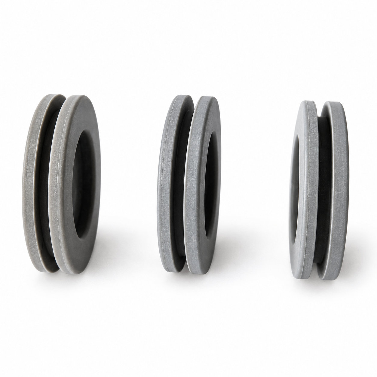 Industrial equipment EPDM rubber grommet with grooves