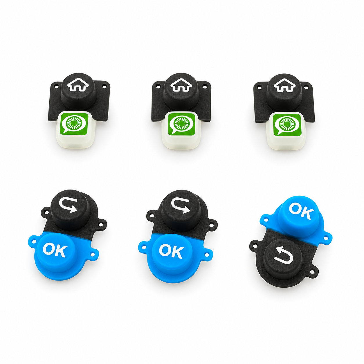 Custom silicone rubber parts/silicone keypads/buttons