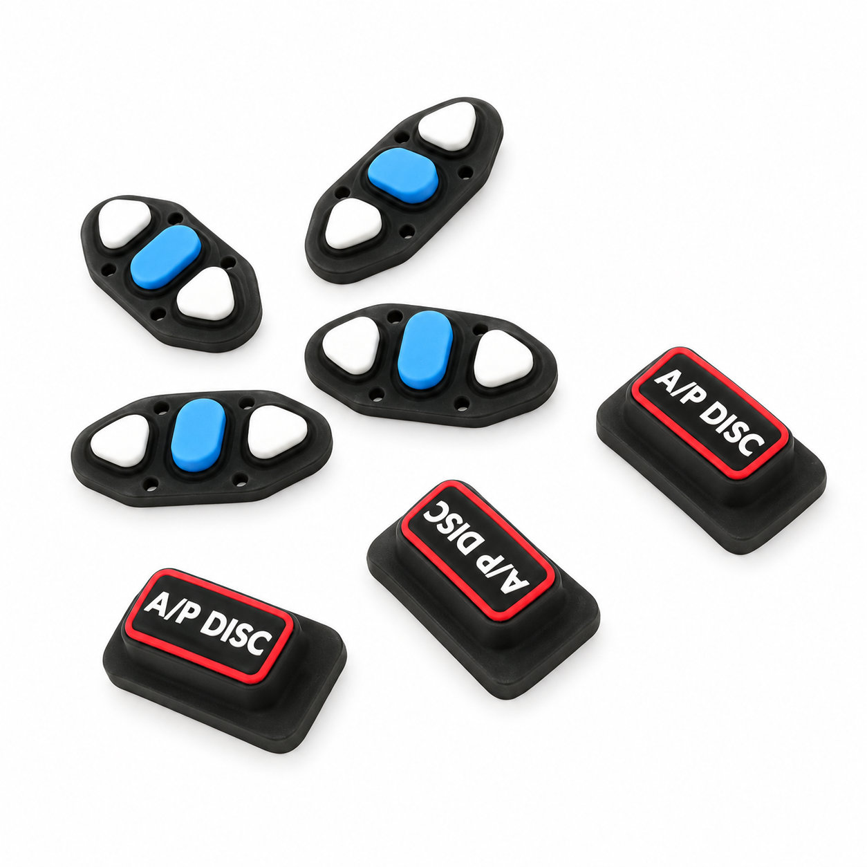Custom conductive silicone keypads/switch push buttons