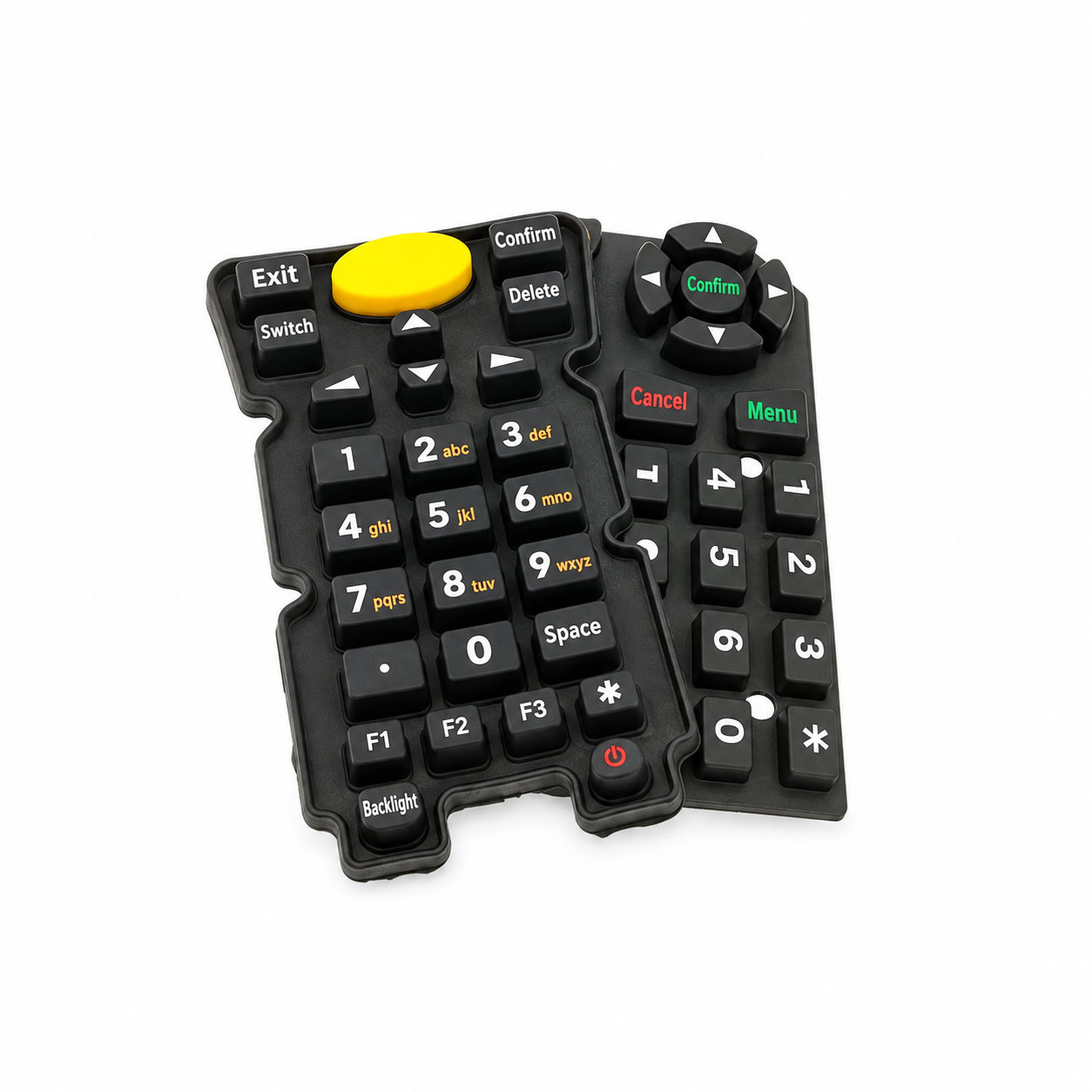 Custom molded high quality silicone keypads for remote control