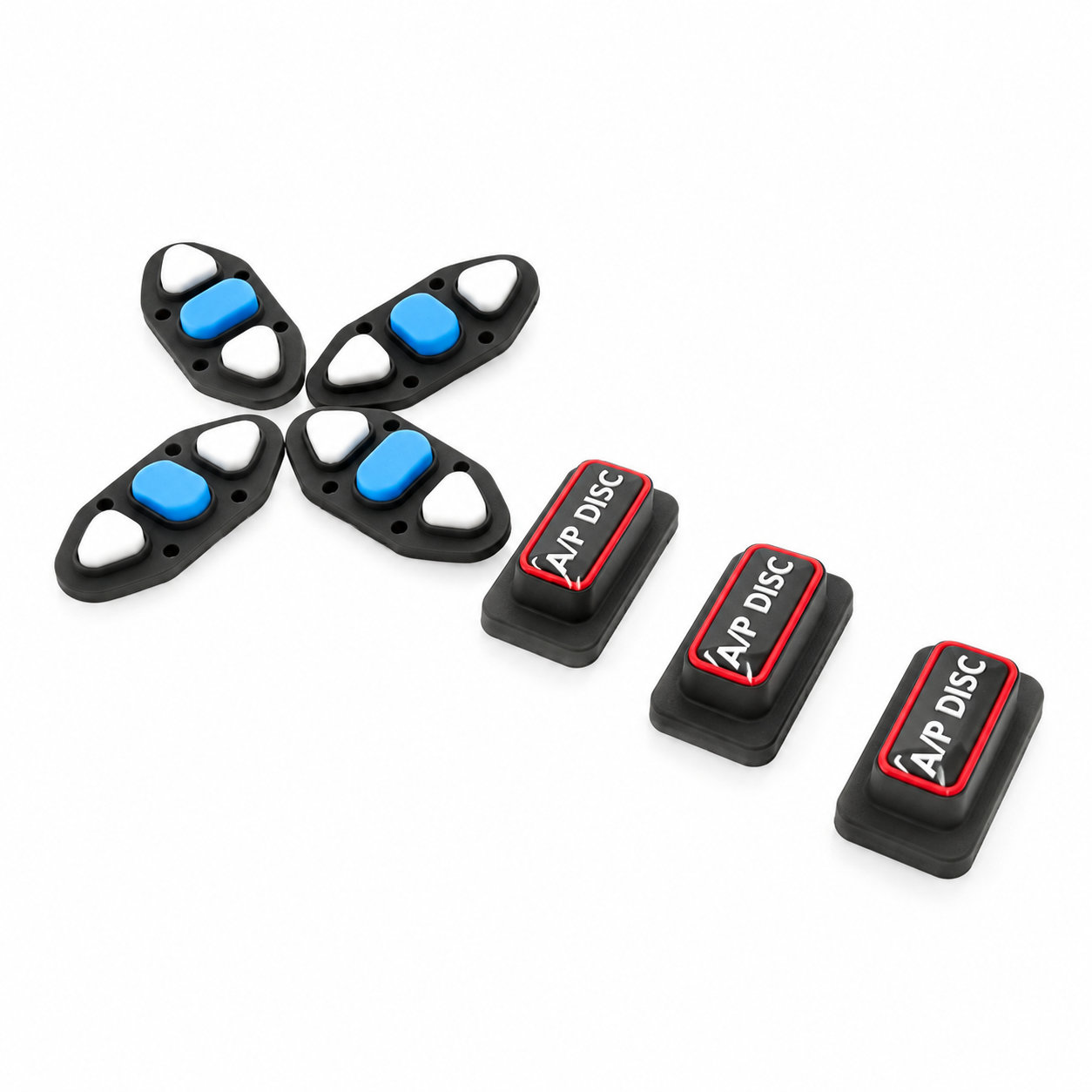 High quality molded colored silicone switch buttons/keypad