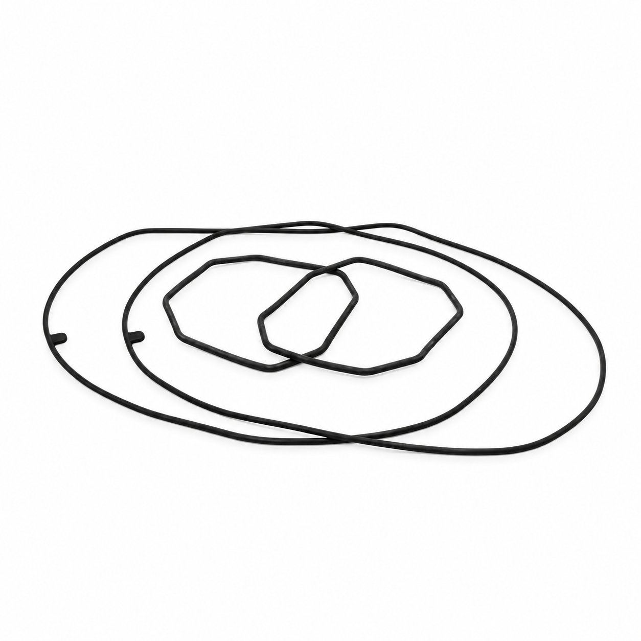 Custom molded silicone rubber flat rings silicone gaskets