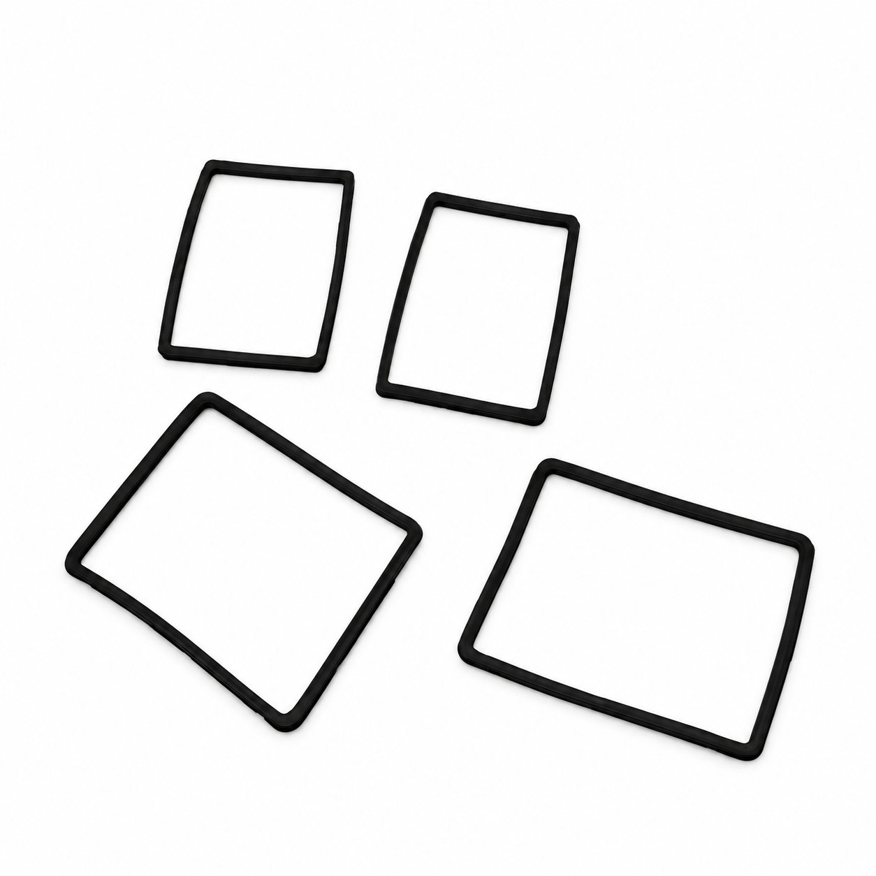 High quality black customized EPDM rubber FKM gasket