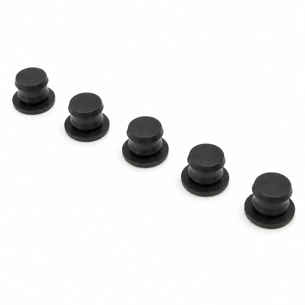 8mm Black Waterproof Stopper Silicone Rubber Hole Plugs