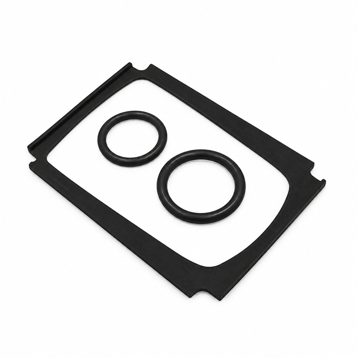 OEM customized round flat heat resistant rubber washer
