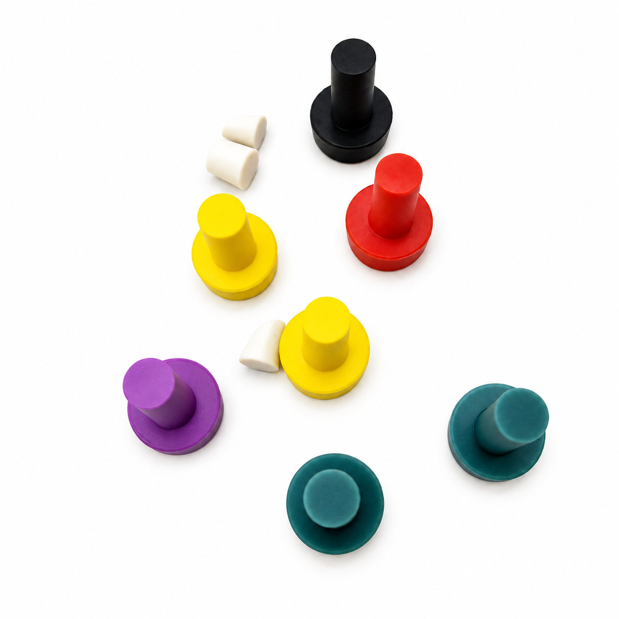 High-temperature-resistant rubber plugs/colored stoppers
