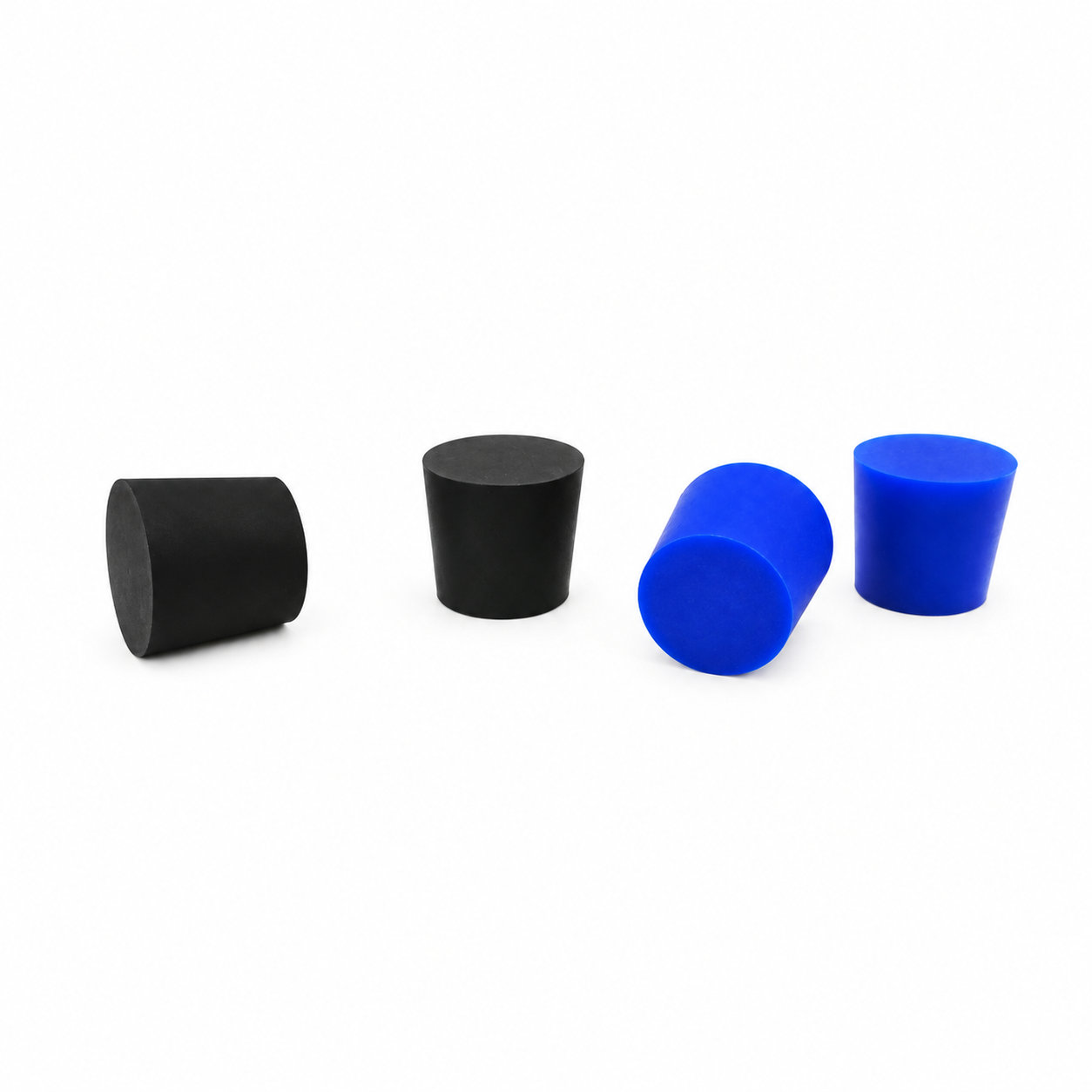 Silicone hole plugs customized solid tapered rubber plug