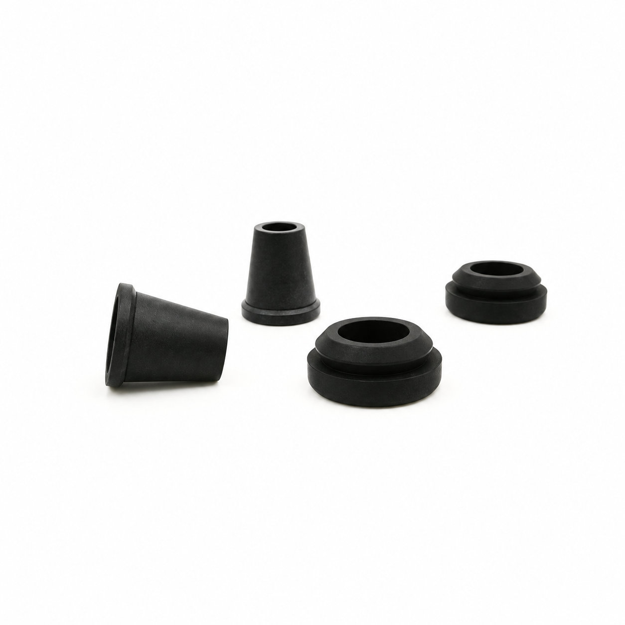 Small silicone hole plugs/customized tapered plastic plug with hole