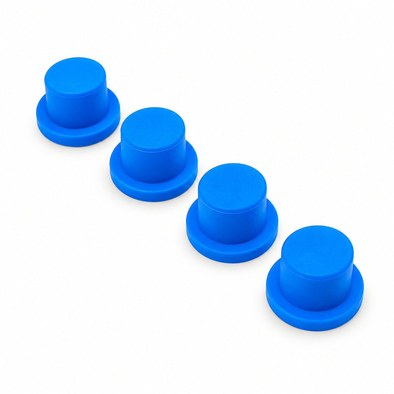 Custom medical equipment colored rubber plugs/seal stoppers