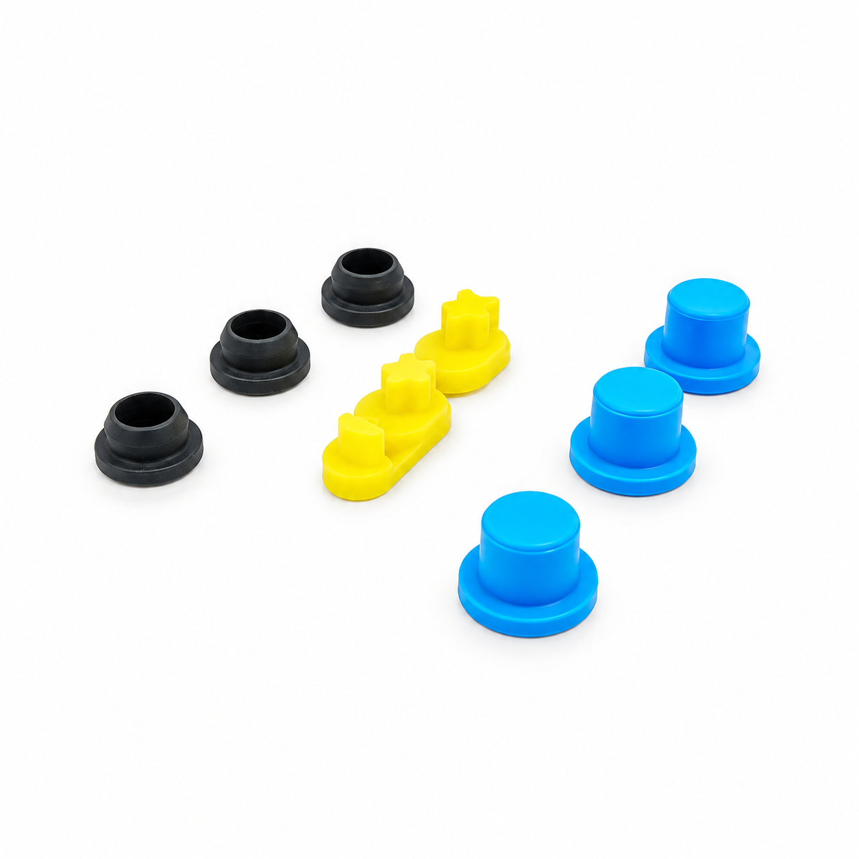 Strong tearing resistant EPDM rubber plugs/colorful stoppers