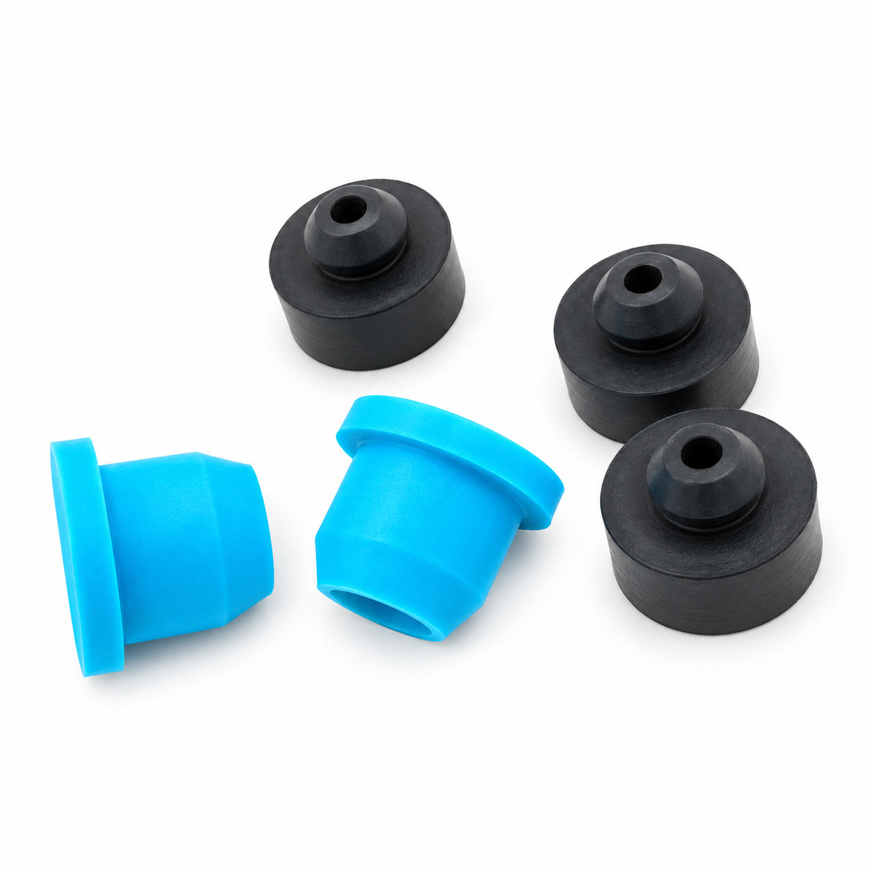 Custom tearing resistant EPDM rubber hole plugs/soft stoppers