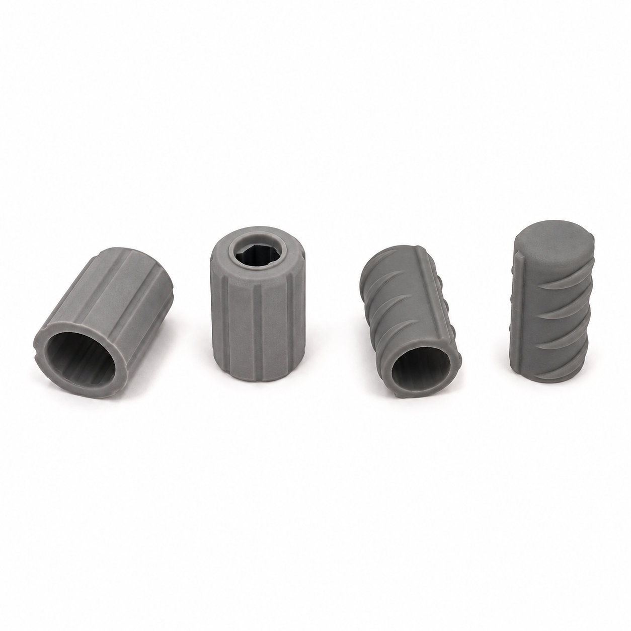 Flexible rubber hose/ rubber end caps for round tubing
