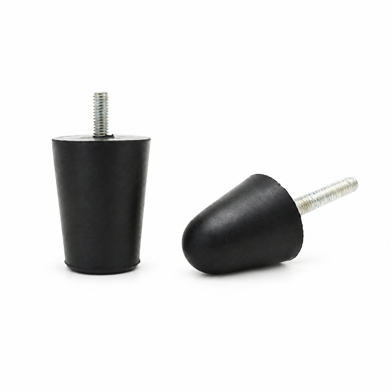 Custom made rubber mount screw on rubber dampers