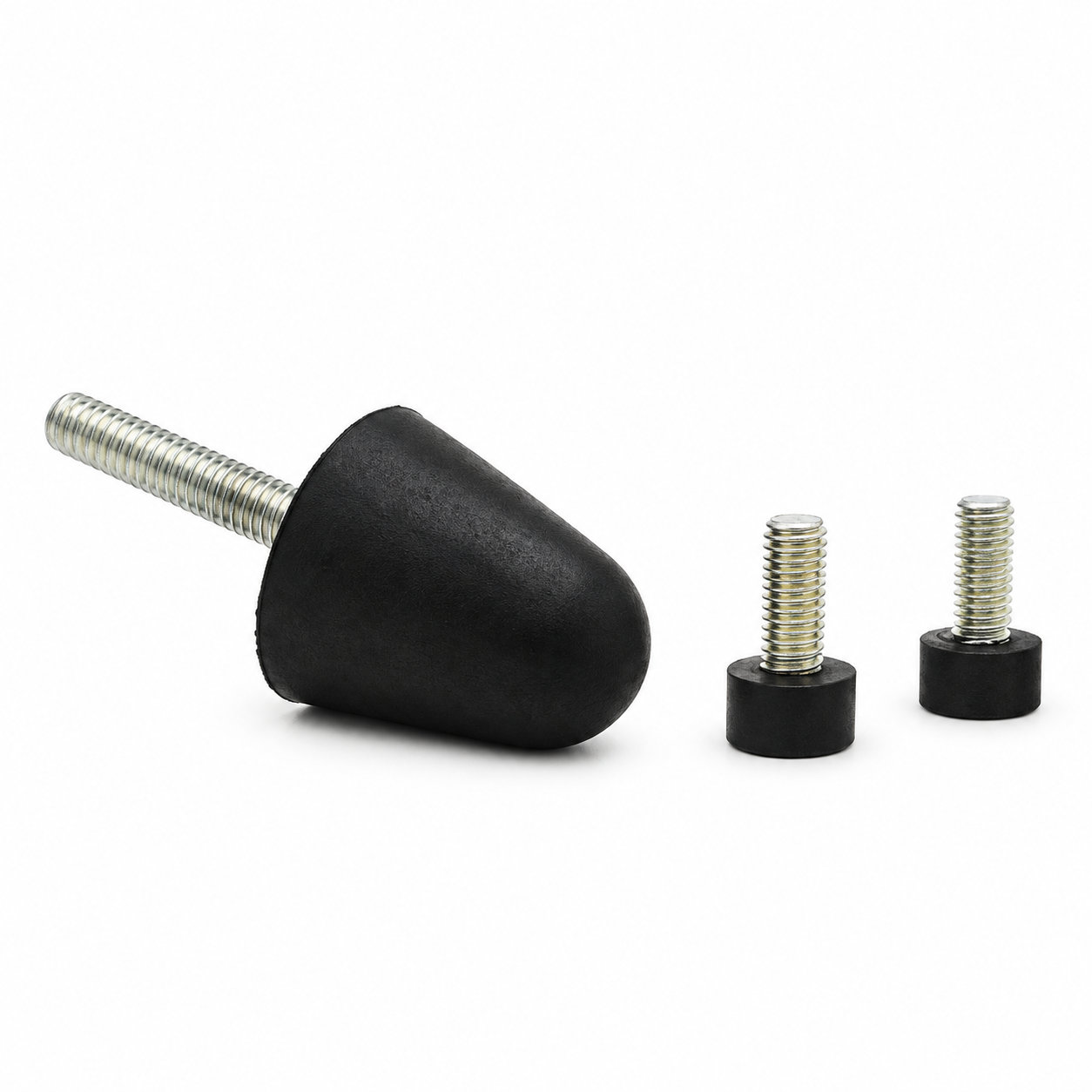 Rubber spring vibration dampeners for vibrating screen