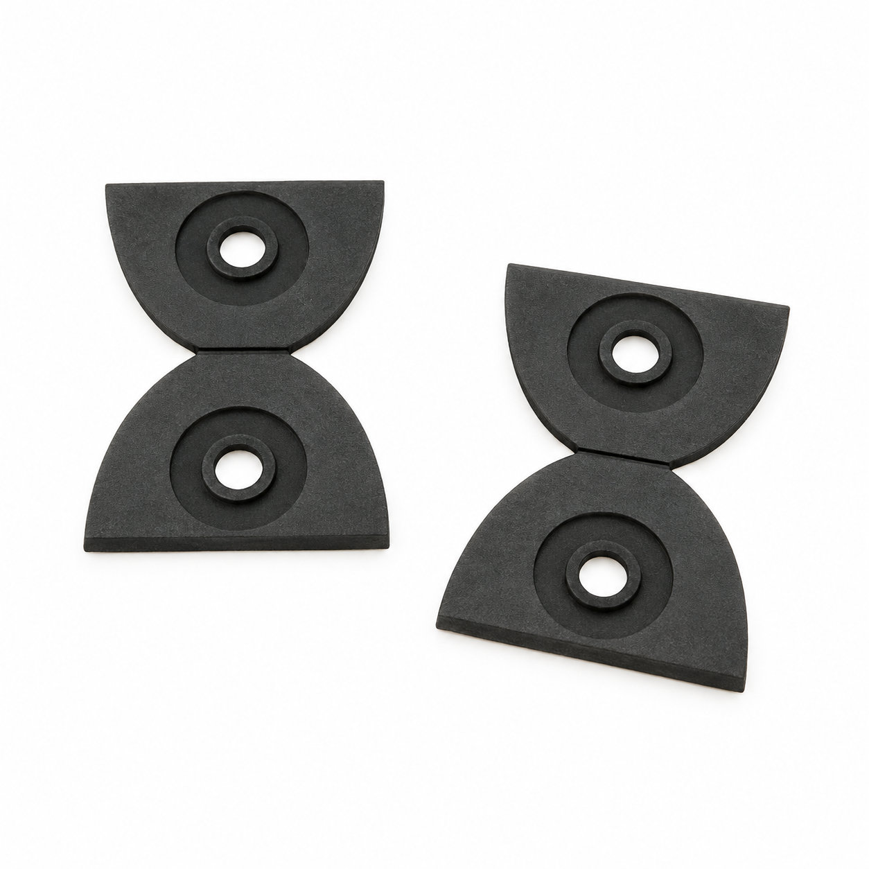 Custom closed rubber flat grommets/rubber cable washers