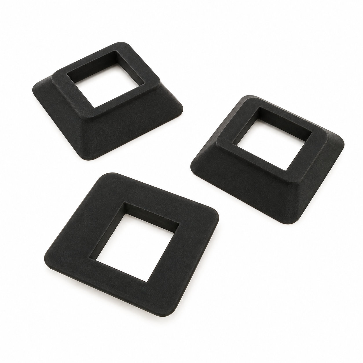 Heat-resistant square rubber flat grommets/rubber cable grommet
