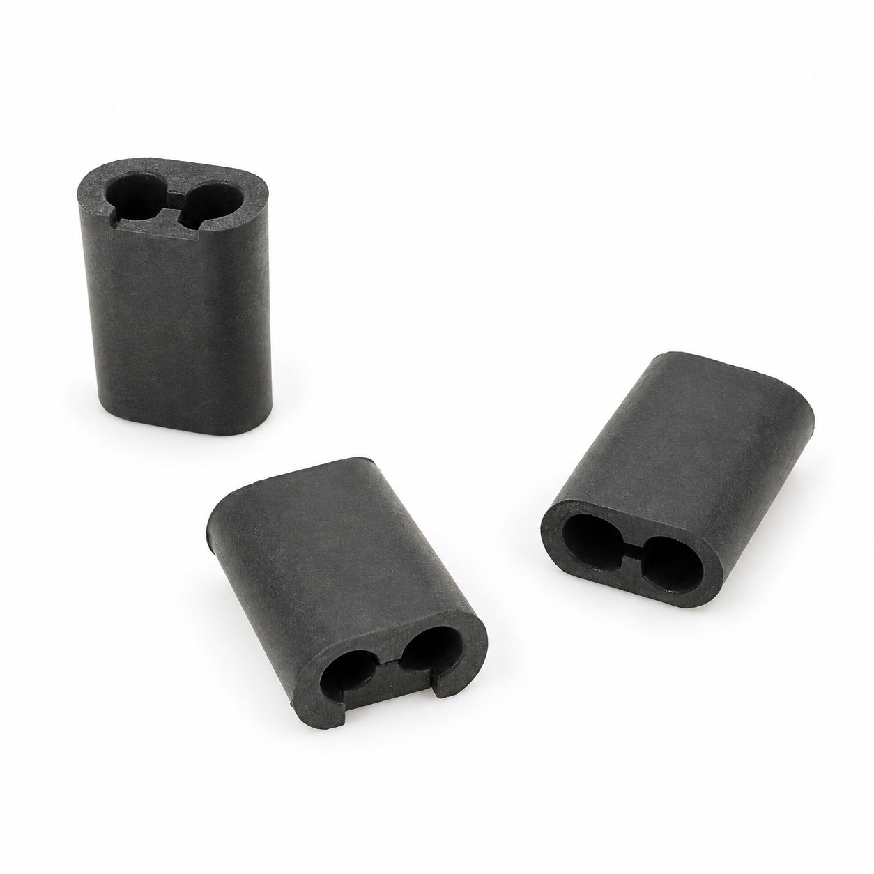 Heat-resistant closed rubber cable grommet/rubber bushing for wiring