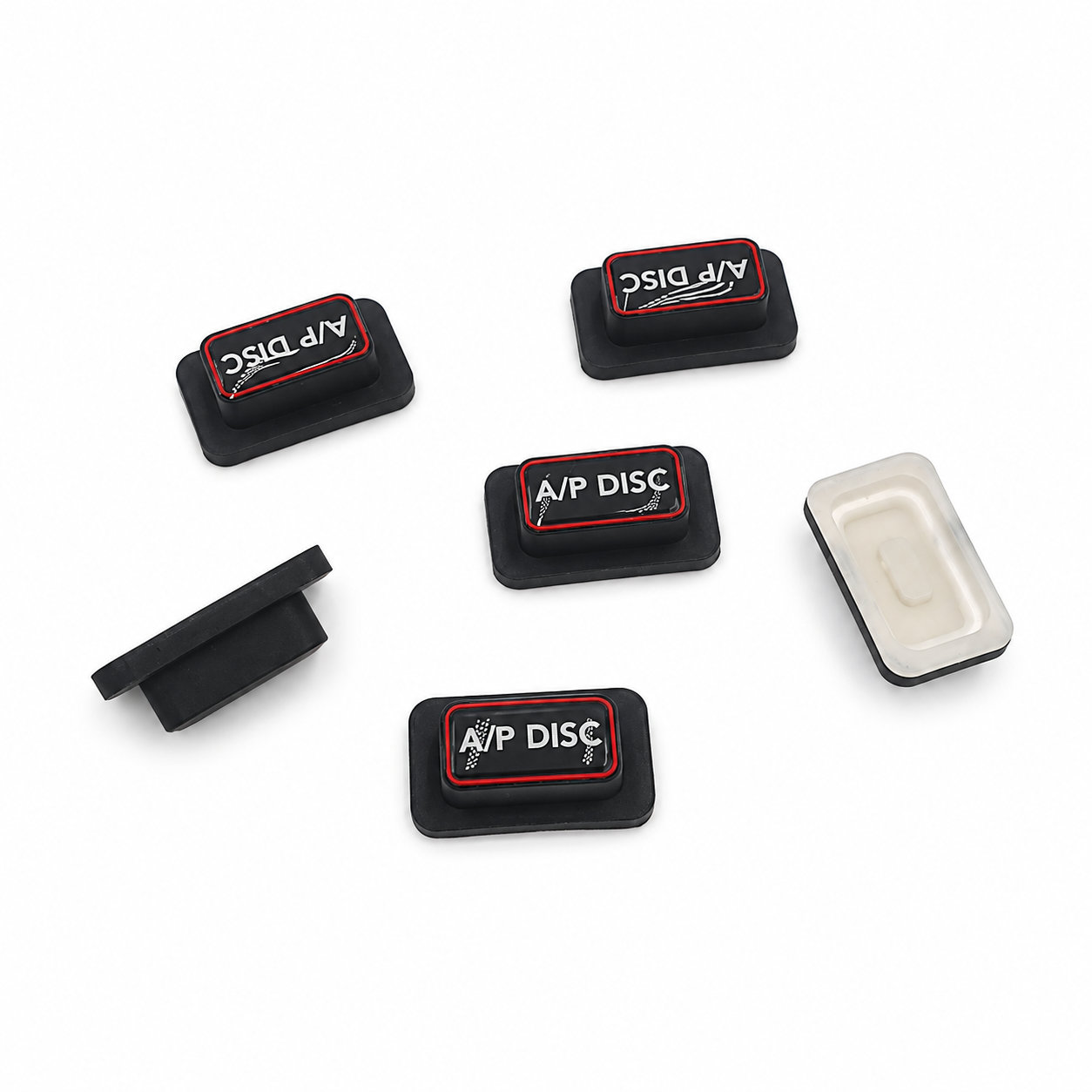 Silicone single membrane button switches push button