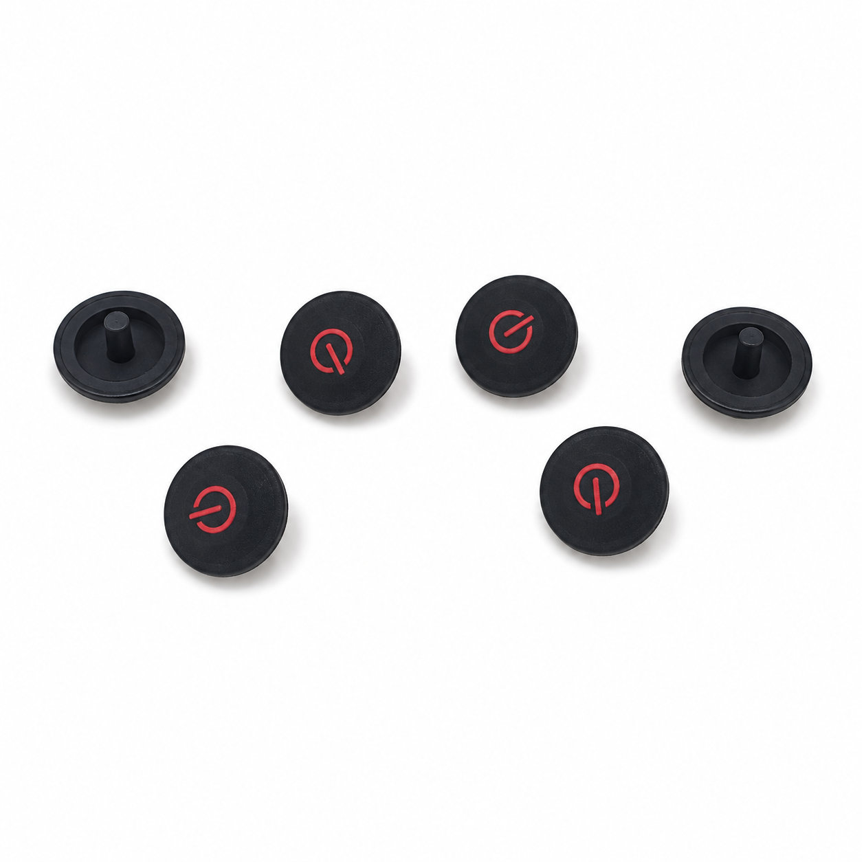 silicone elastomer single push button conductive switch buttons