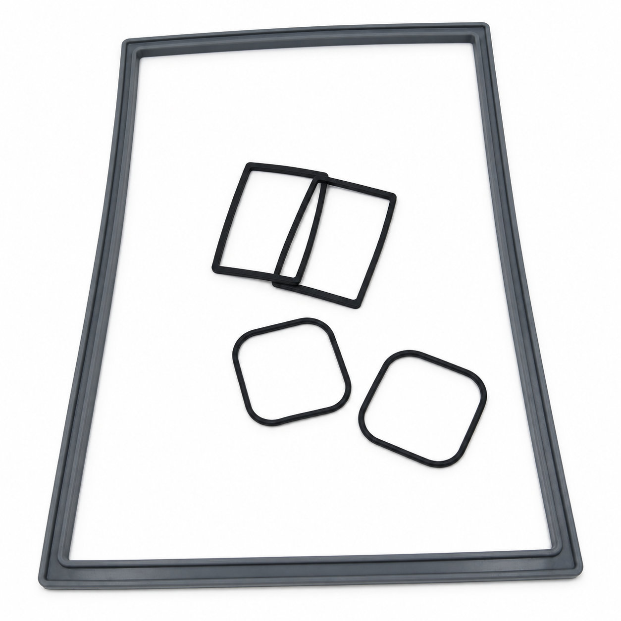 Custom square rubber seal washers/soft silicone seal gasket