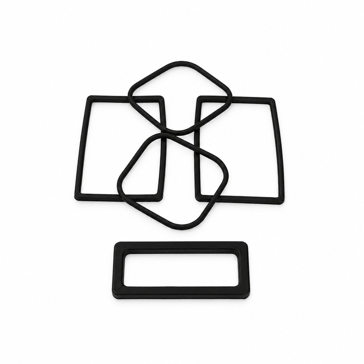 Custom oil-proof Buna-N rubber thin gasket/black washers