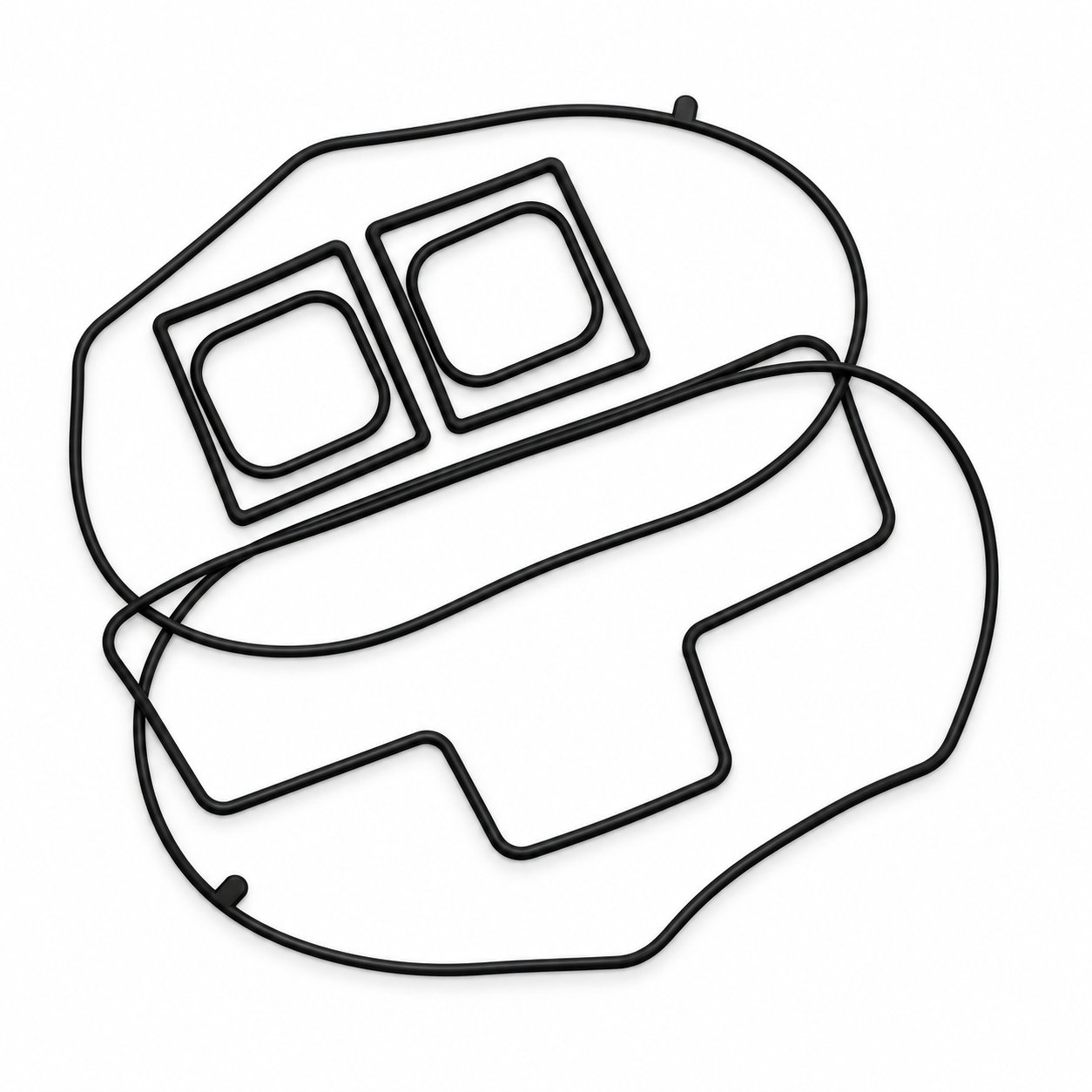 High quality special-shape flat neoprene rubber gasket for flange