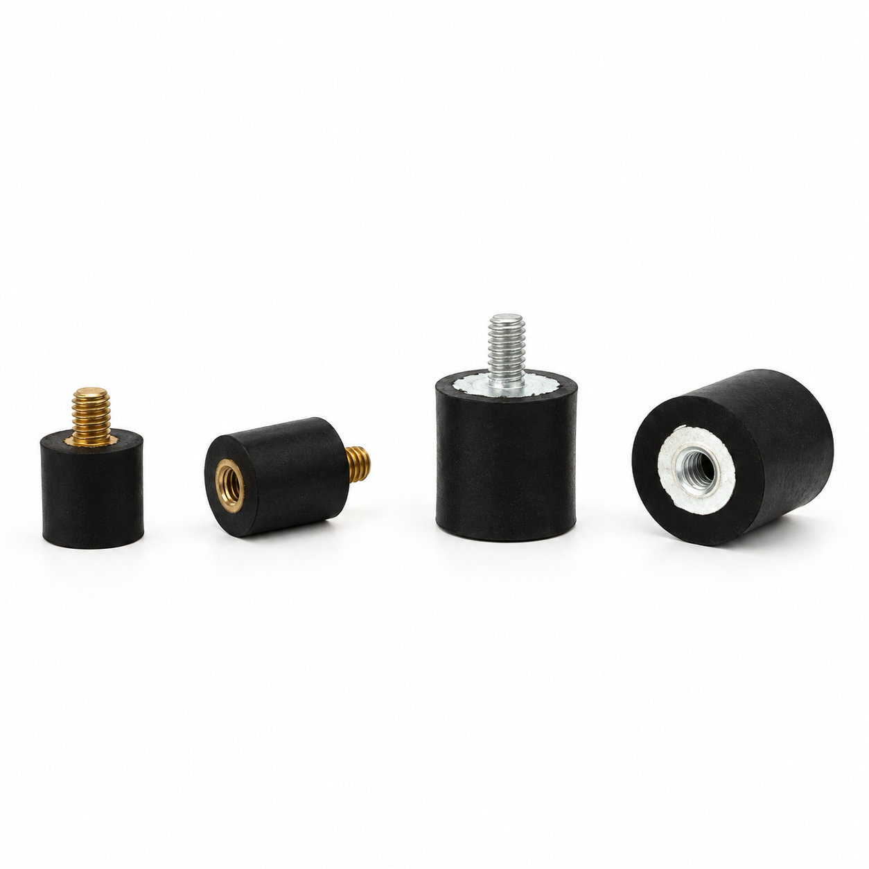 Custom molded protective durable microwave rubber feet