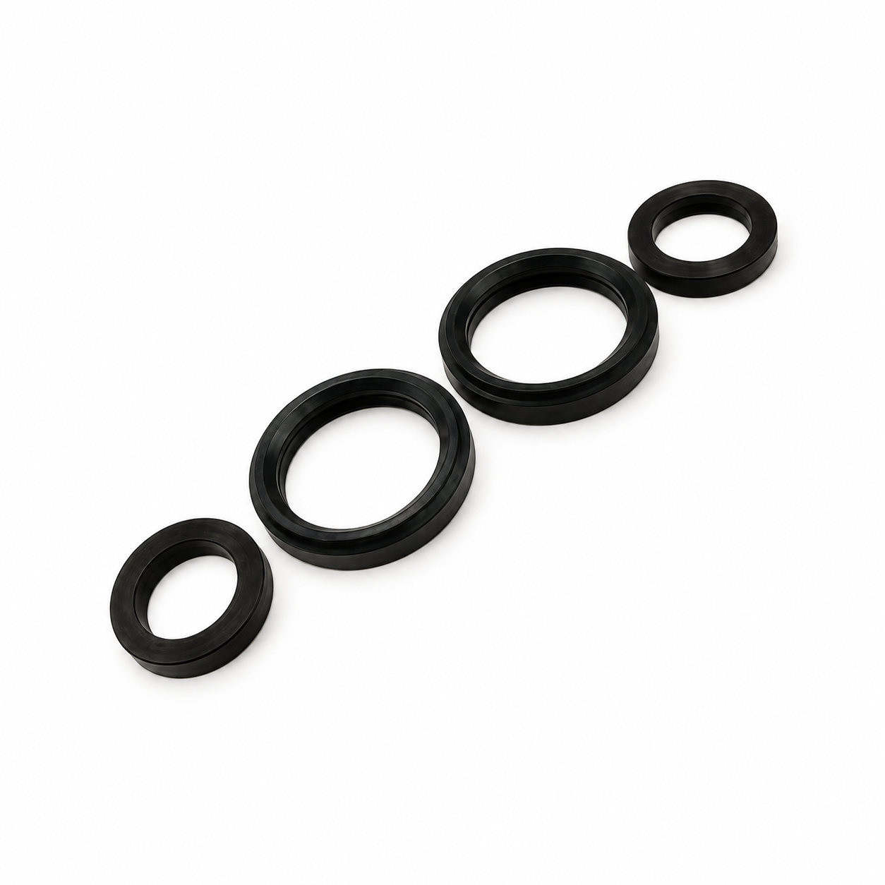 Molded waterproof neoprene rubber flat gaskets/O-rings