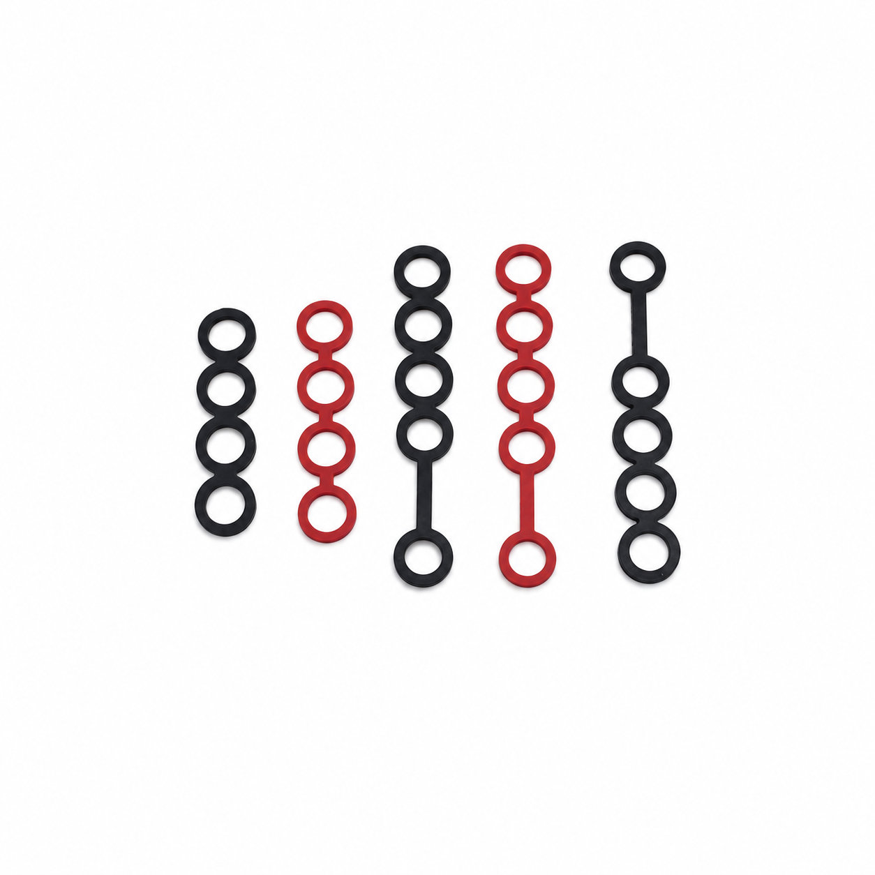 Customized colorful various viton flat rubber o ring