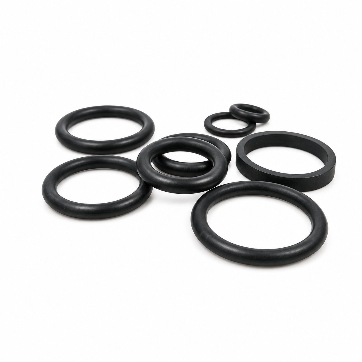 Compression-molded NBR/SBR rubber seal o-ring/washers