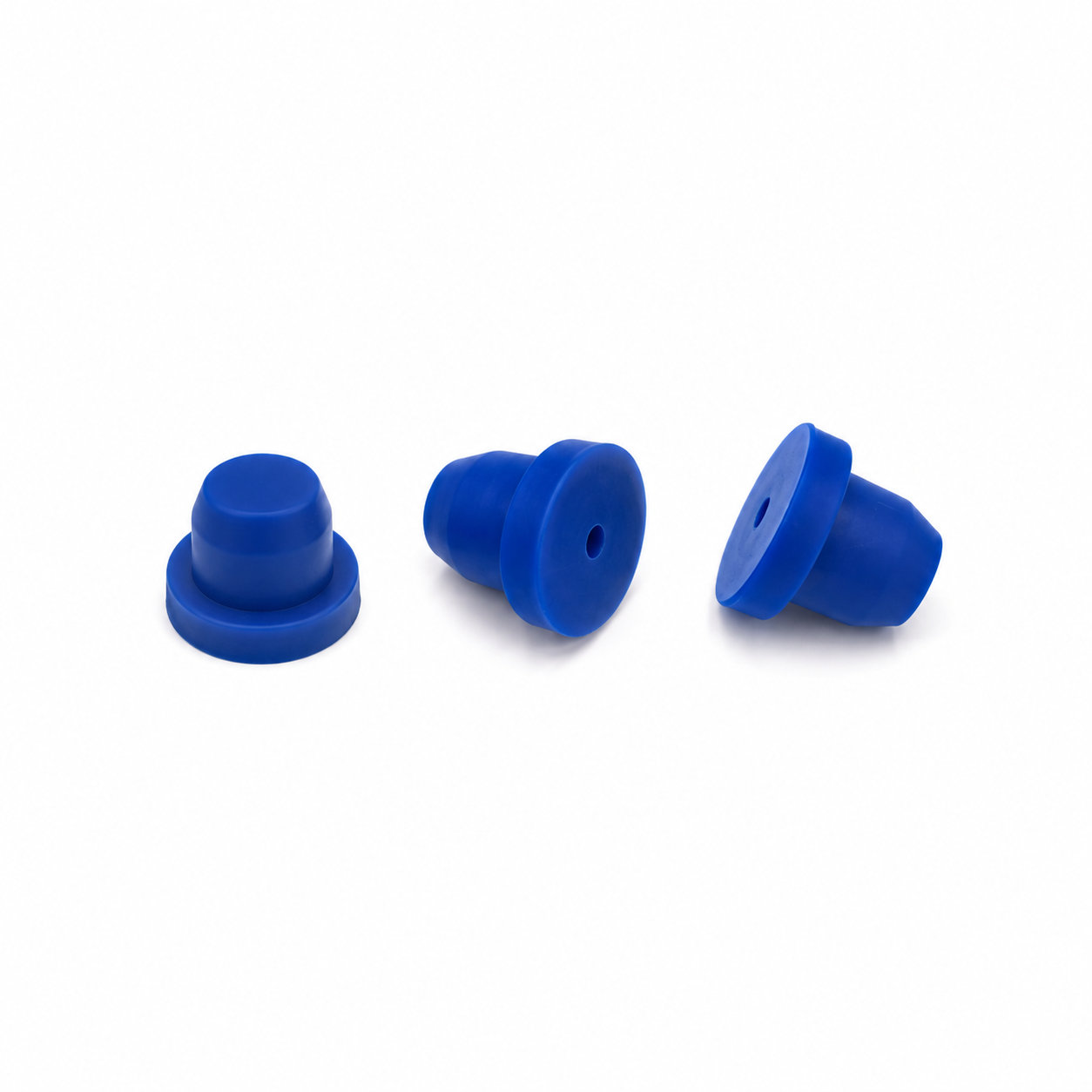 Colored silicone spill stopper vacuum rubber plug
