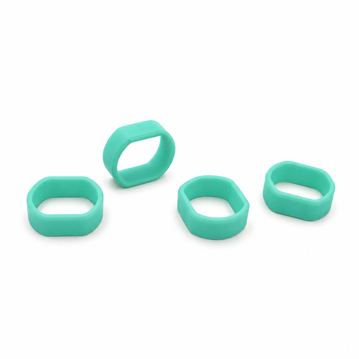elastic silicone rubber bands colorful small round bands