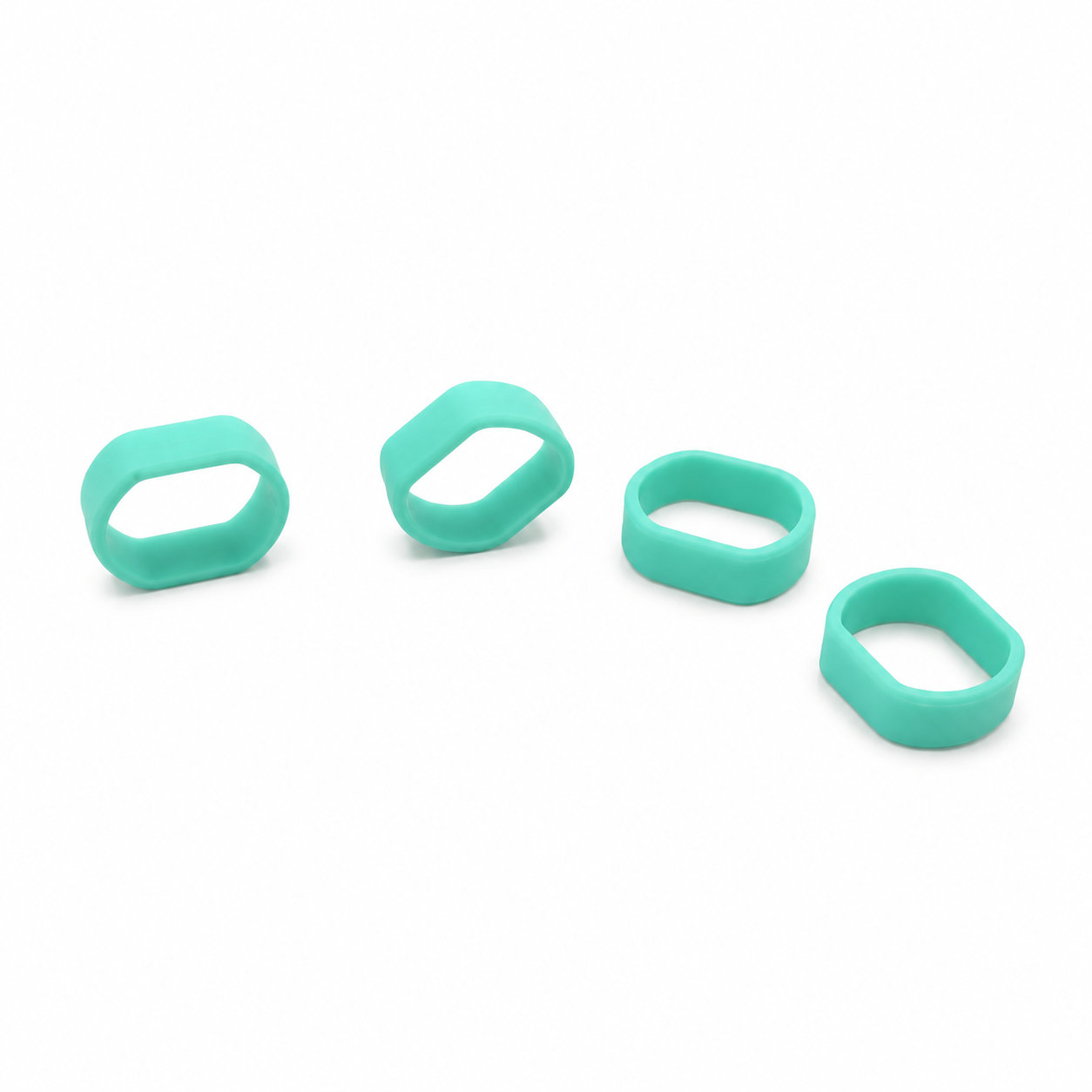 Silicone resistance bands soft heat resistant rubber band